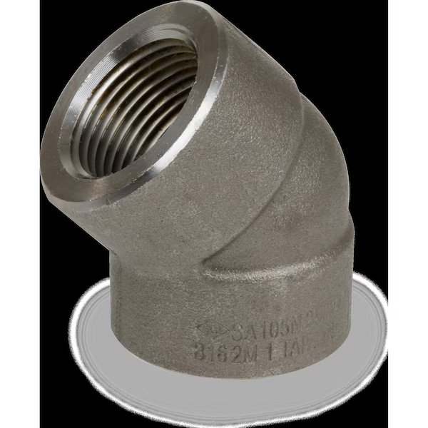 Thrd 45 Elbow, Forged, 2000, 3/4